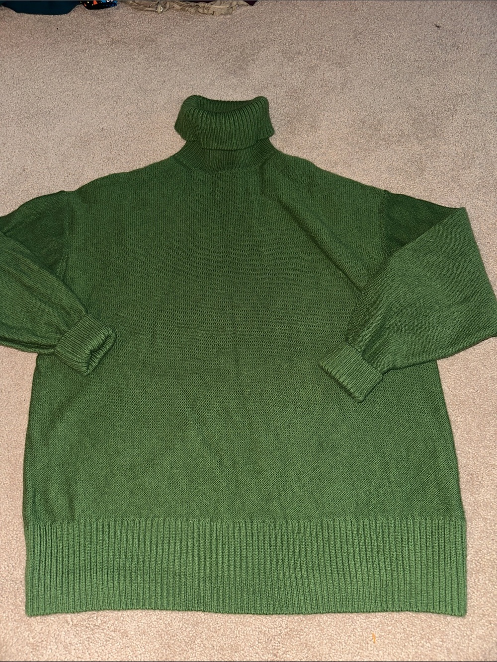 COS turtleneck wool sweater